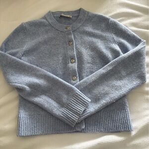 Abercrombie & Fitch Soft Blue Knit Sweater